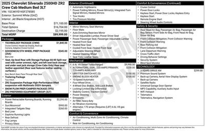 2025 Chevrolet Silverado 2500HD ZR2