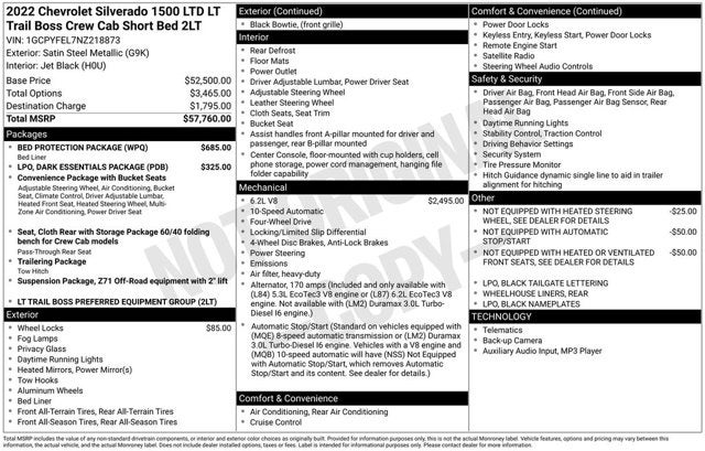 2022 Chevrolet Silverado 1500 LTD LT Trail Boss