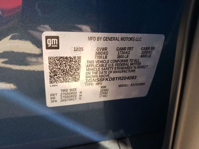 2026 Chevrolet Suburban Premier