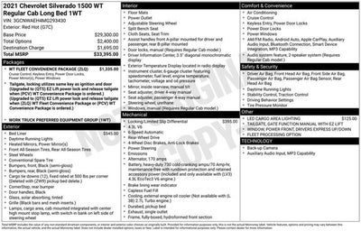 2021 Chevrolet Silverado 1500 Work Truck