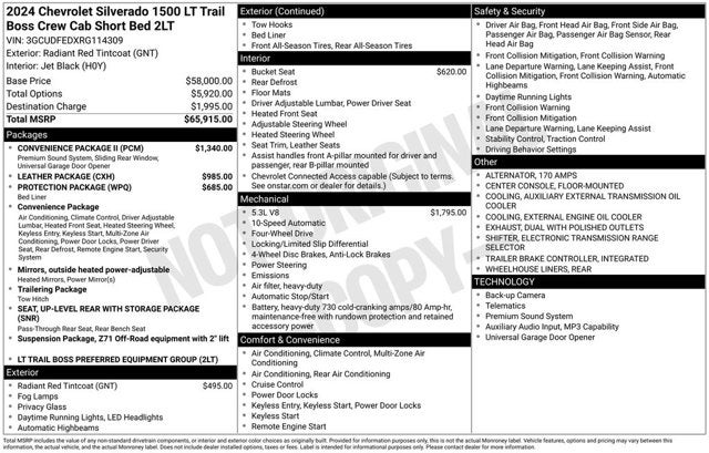 2024 Chevrolet Silverado 1500 LT Trail Boss
