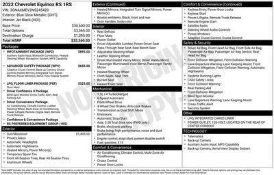 2022 Chevrolet Equinox RS