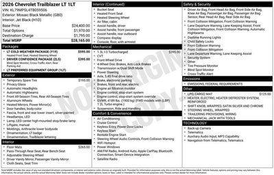 2026 Chevrolet Trailblazer LT
