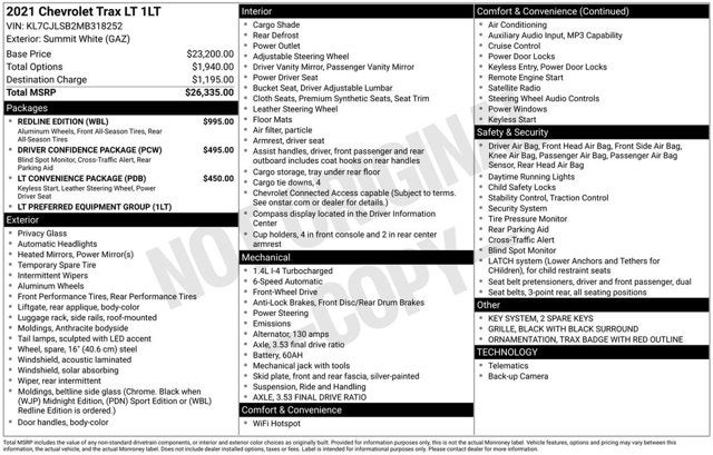 2021 Chevrolet Trax LT