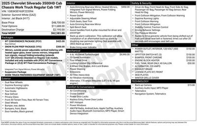 2025 Chevrolet Silverado 3500HD CC Work Truck