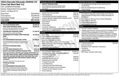 2026 Chevrolet Silverado 2500HD LTZ