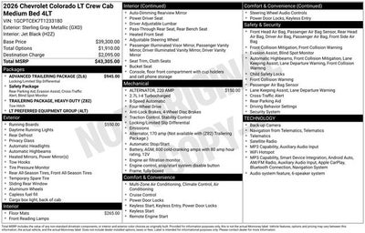 2026 Chevrolet Colorado 4WD LT