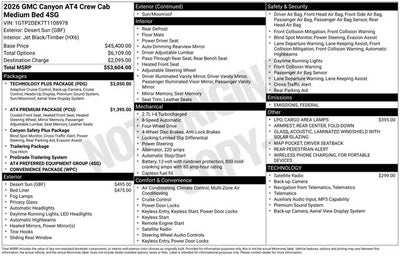 2026 GMC Canyon 4WD AT4