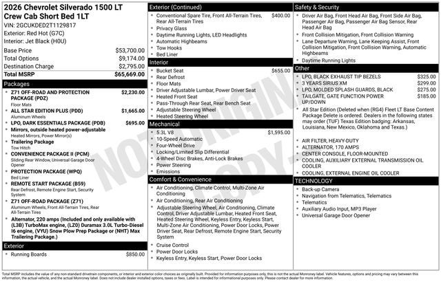 2026 Chevrolet Silverado 1500 LT