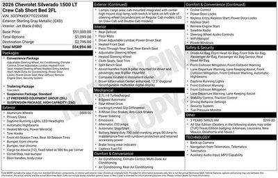 2026 Chevrolet Silverado 1500 LT