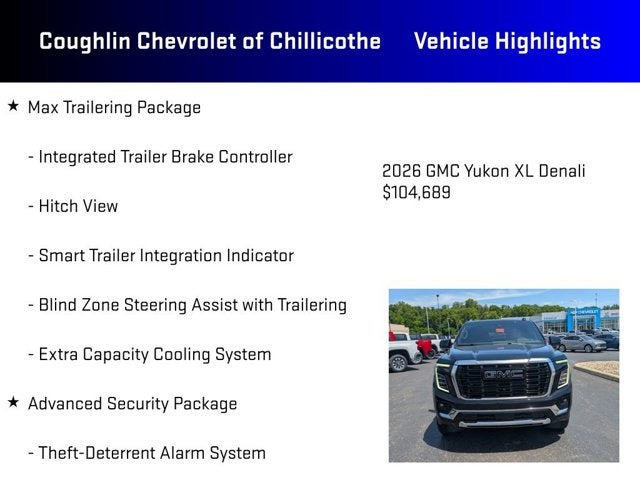 2026 GMC Yukon XL Denali