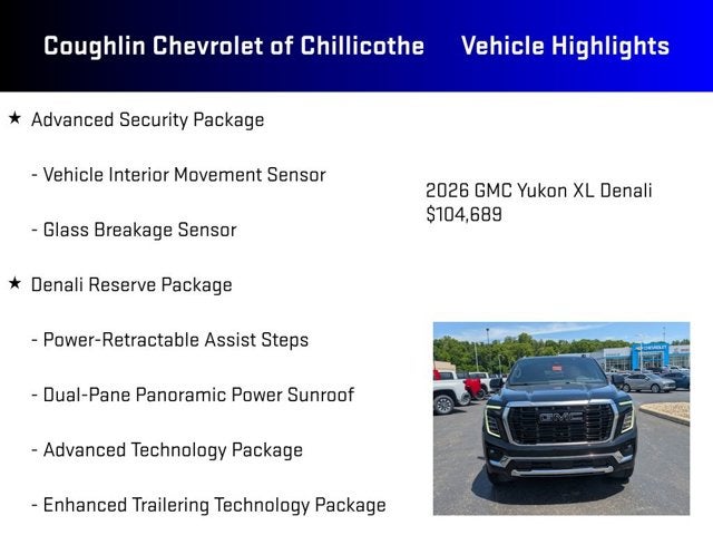 2026 GMC Yukon XL Denali