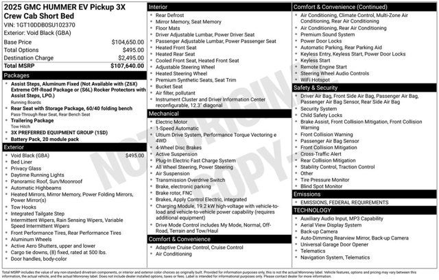 2025 GMC HUMMER EV Pickup 3X