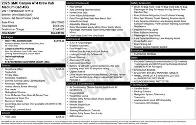 2025 GMC Canyon 4WD AT4