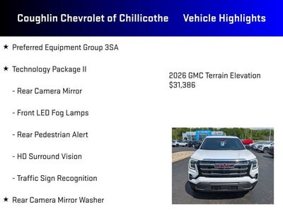 2026 GMC Terrain FWD Elevation