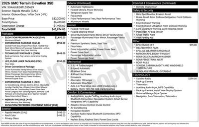 2026 GMC Terrain AWD Elevation