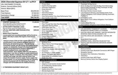 2026 Chevrolet Equinox EV LT1 w/PCY