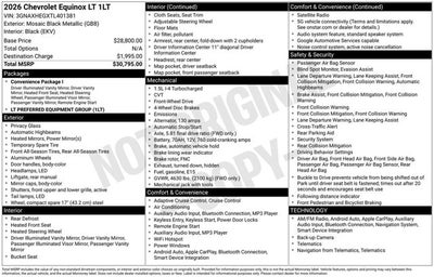 2026 Chevrolet Equinox FWD LT