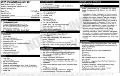 2027 Chevrolet Equinox AWD LT