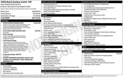 2026 Buick Enclave Avenir