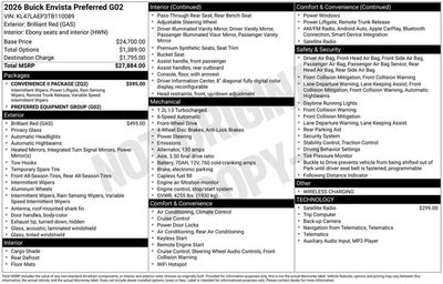 2026 Buick Envista Preferred