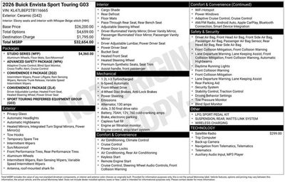 2026 Buick Envista Sport Touring