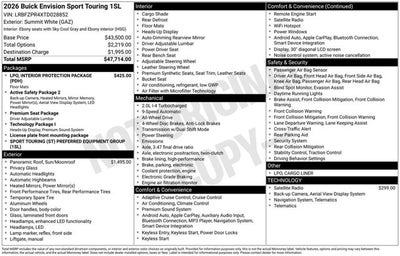 2026 Buick Envision Sport Touring
